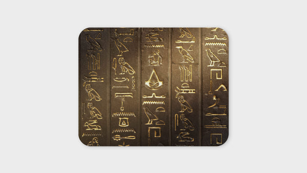 assassin creed scripture mousepad