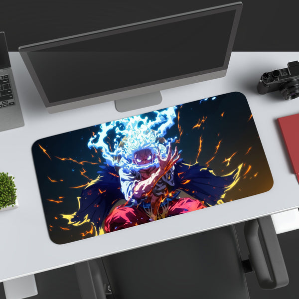 Electrified Luffy Desk Mat