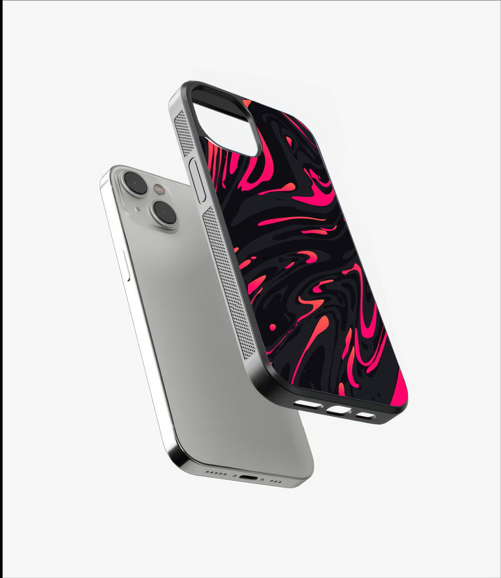 Red Flux Glass Case