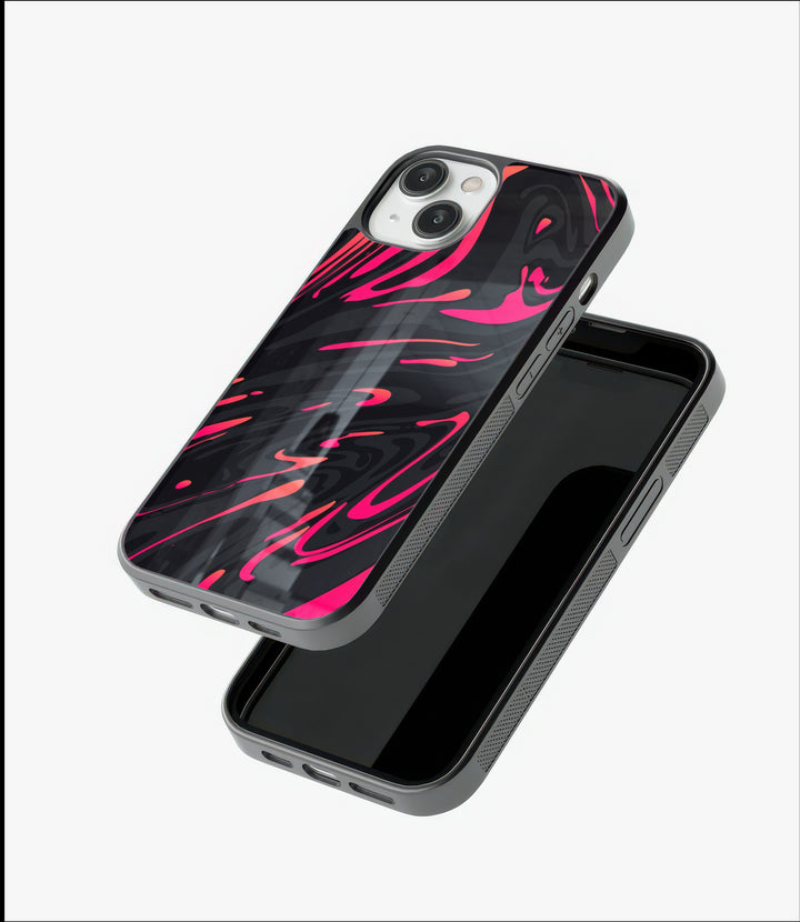 Red Flux Glass Case