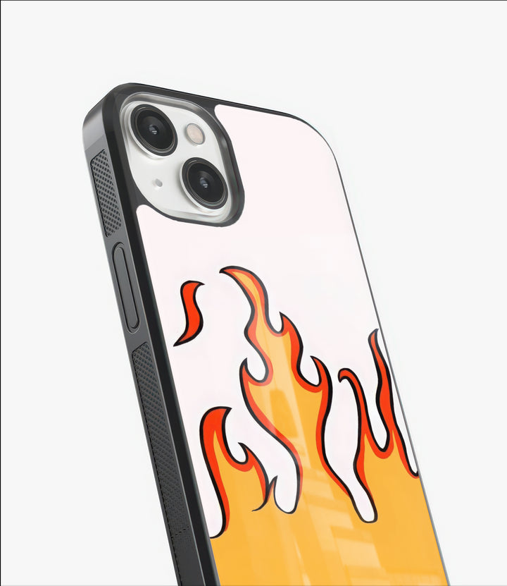 Flame Rush Glass Case