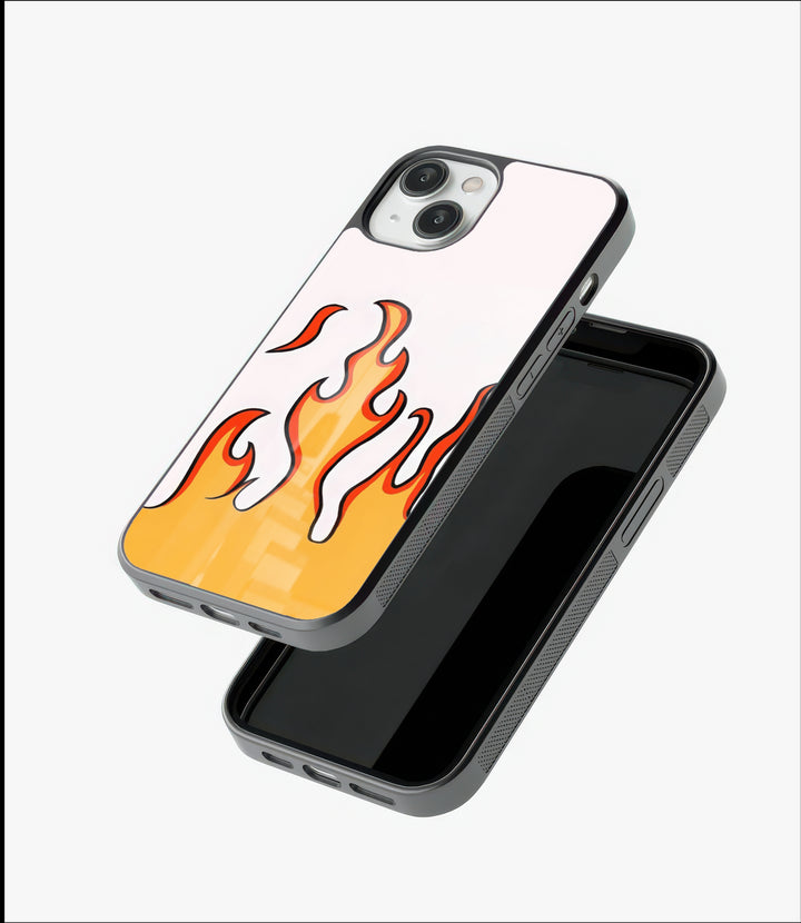 Flame Rush Glass Case