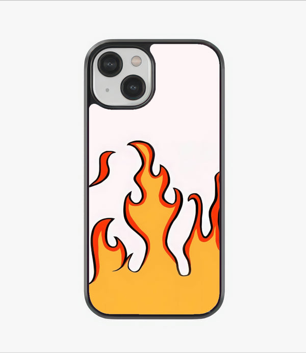 Flame Rush Glass Case