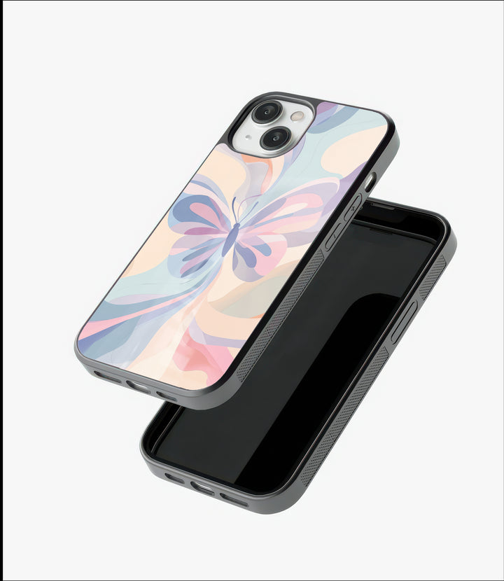 Pastel Wings Glass Case