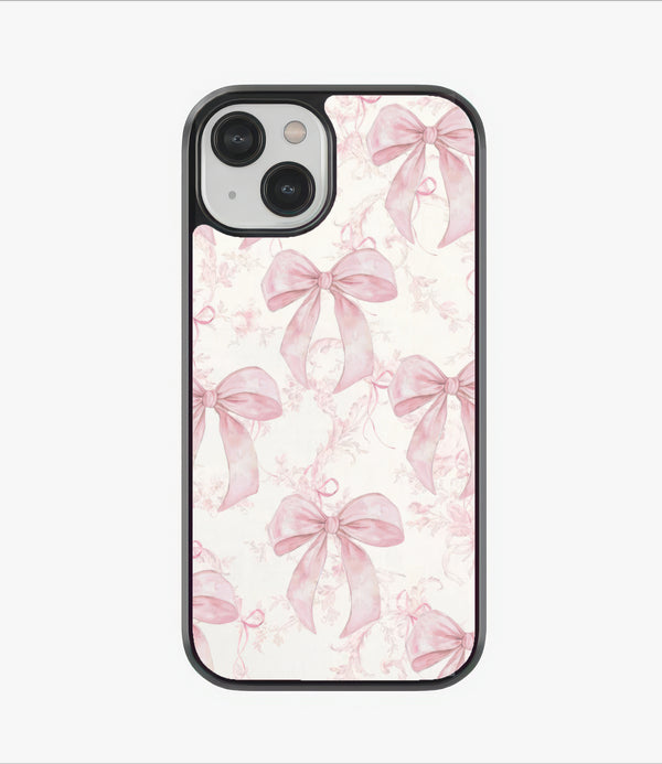 Pastel Bow Ties Glass Case