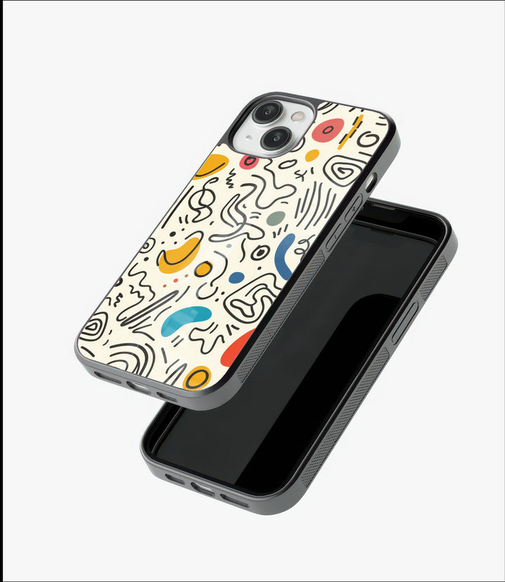Scribble Pop Glass Case