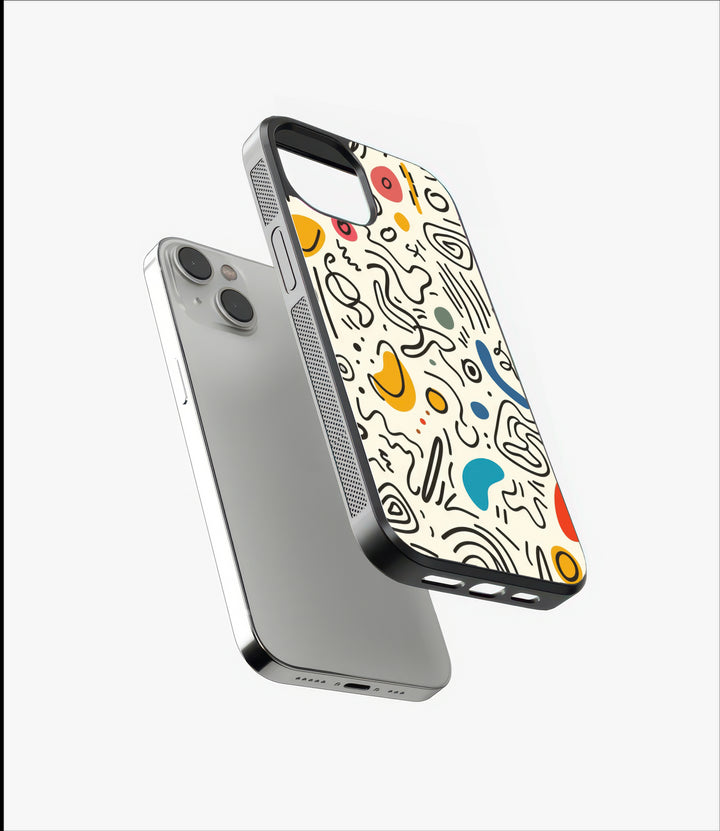 Scribble Pop Glass Case