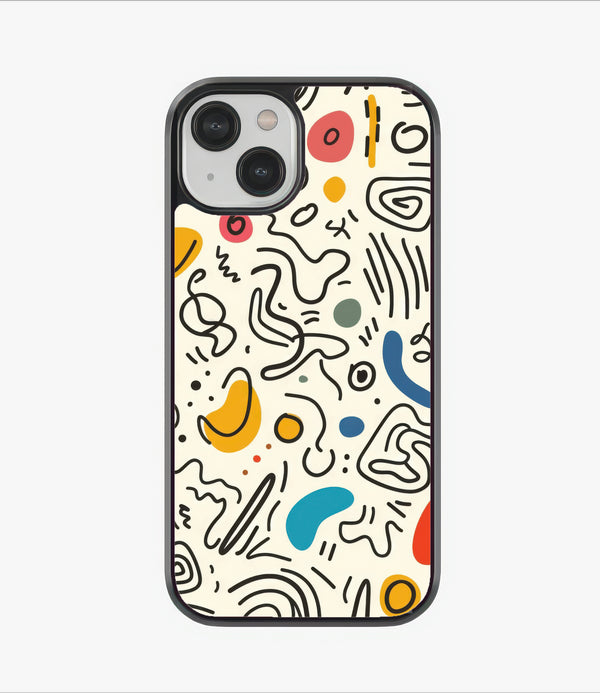 Scribble Pop Glass Case