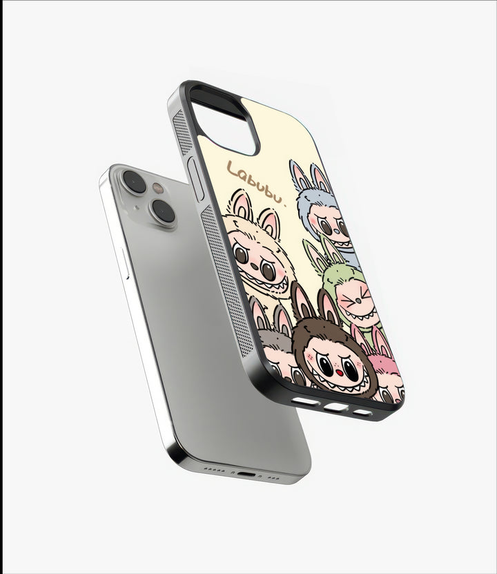 Labubu Squad Glass Case