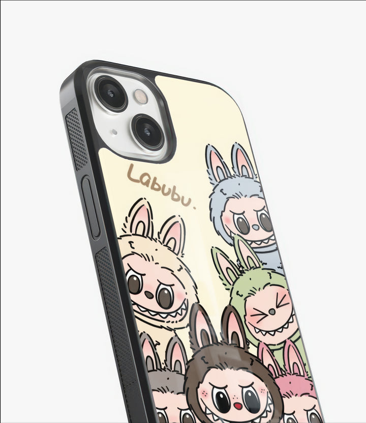 Labubu Squad Glass Case