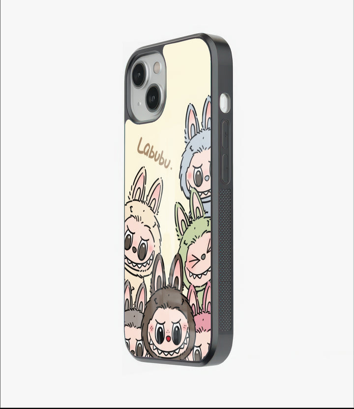 Labubu Squad Glass Case