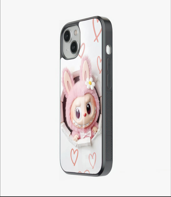 Labubu Love Glass Case