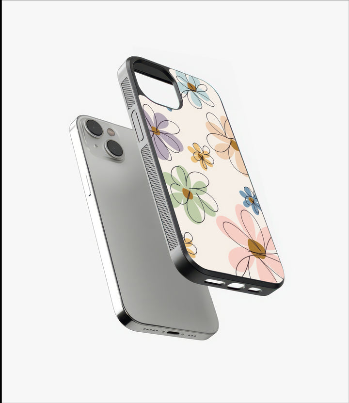 Flower Frolic Glass Case