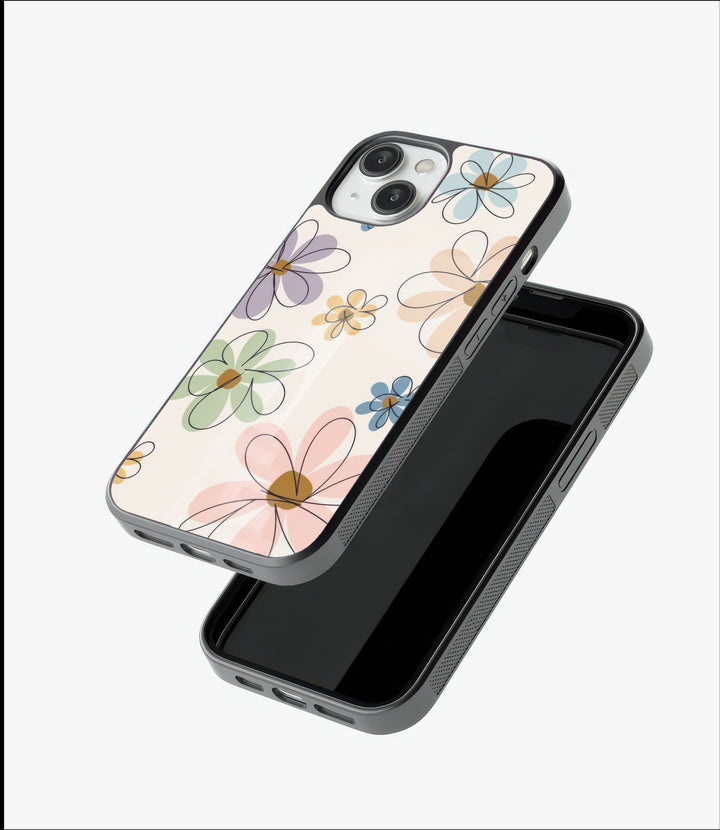Flower Frolic Glass Case