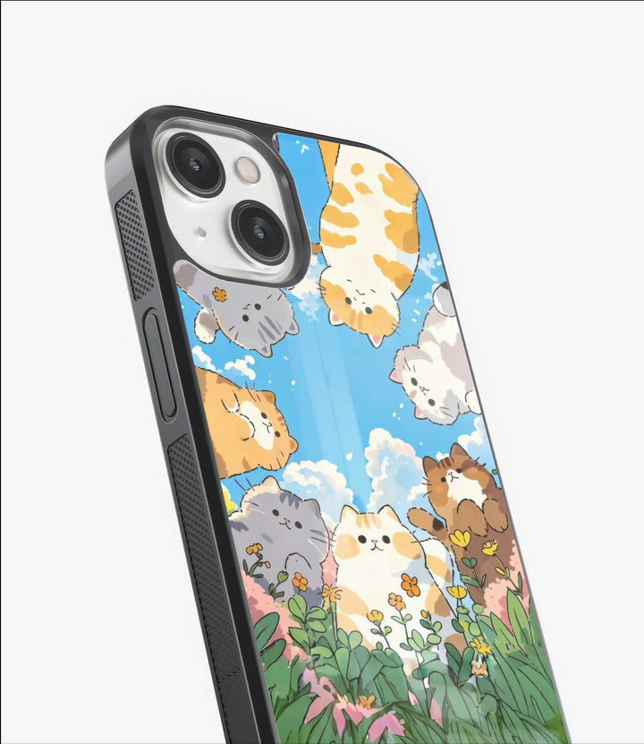 Purrfect Circle Glass Case