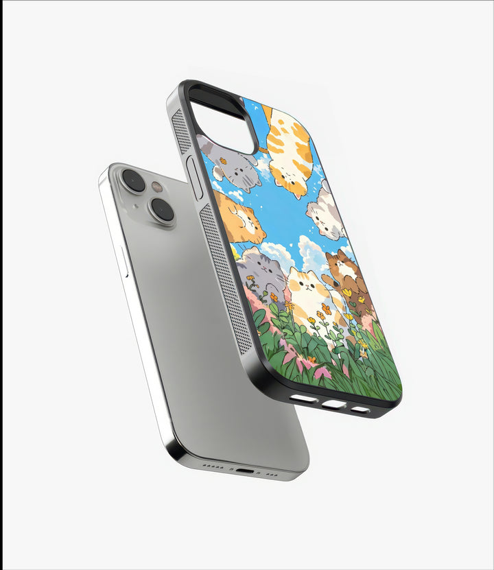 Purrfect Circle Glass Case