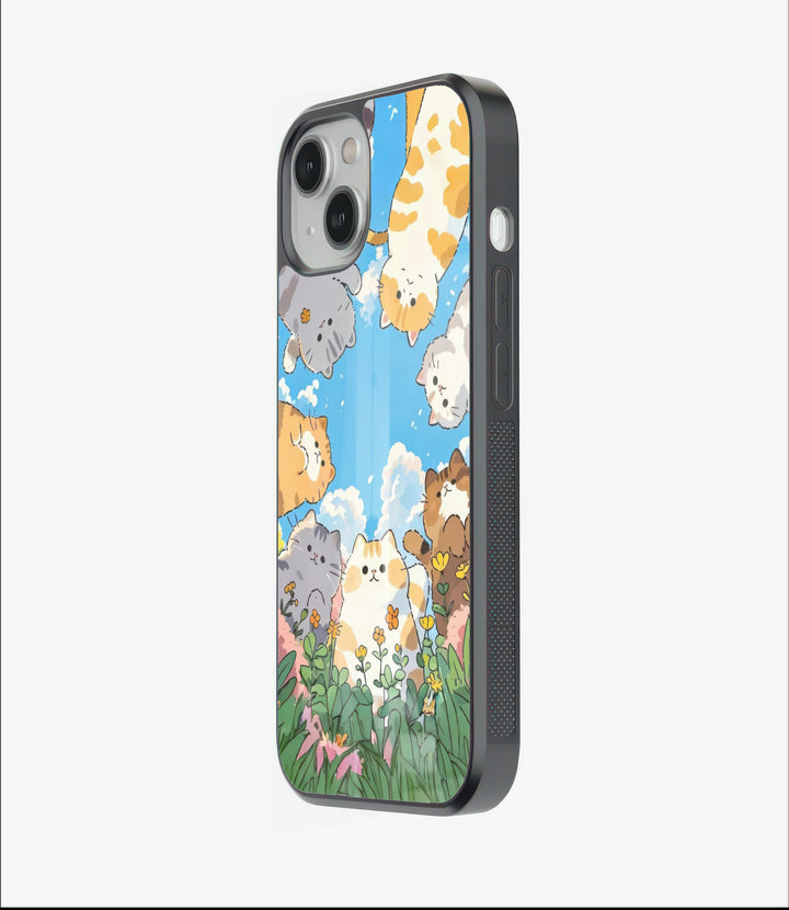 Purrfect Circle Glass Case