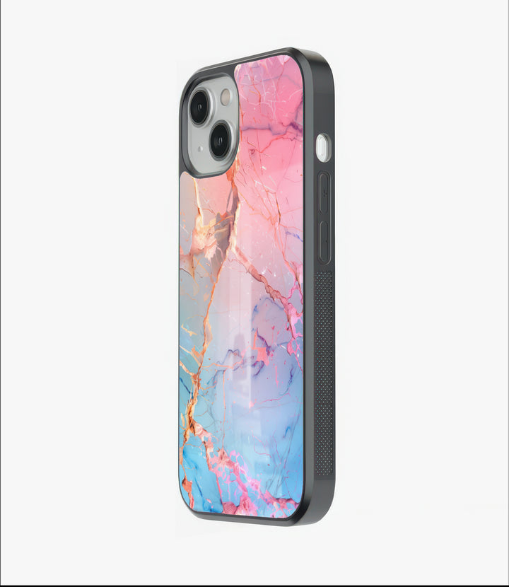 Rainbow Marble Glass Case
