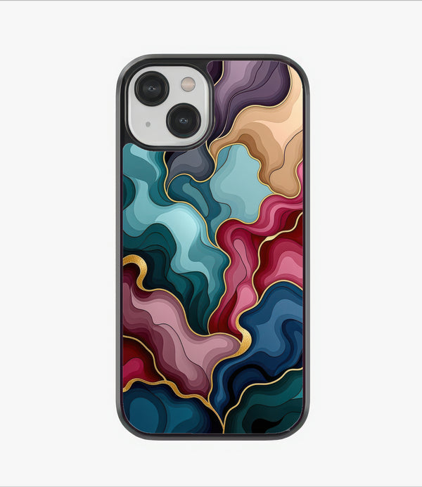 Colorful Marble Glass Case