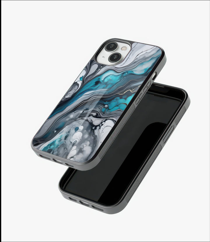 Emerald Marble Glass Case
