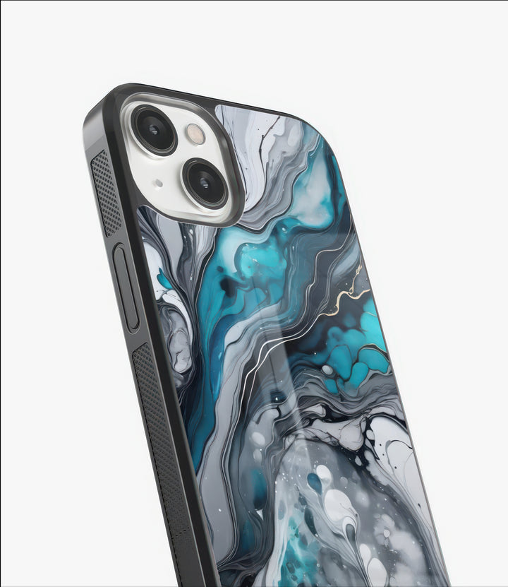 Emerald Marble Glass Case