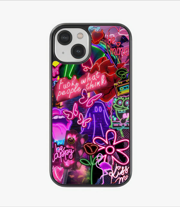 be happy Glass Case