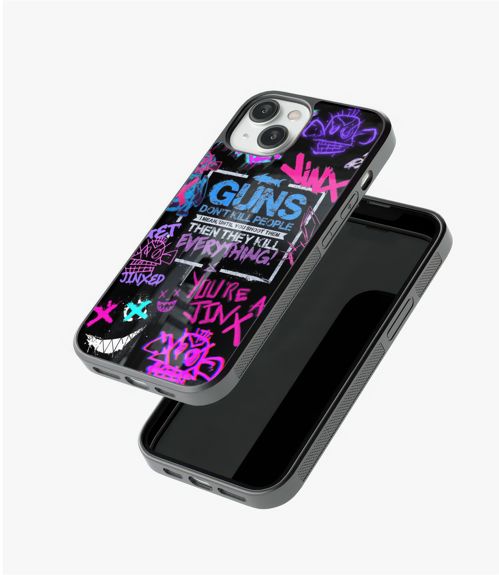 Jinx Glass Case – ZeraCustoms Jinx Glass Case – ZeraCustoms