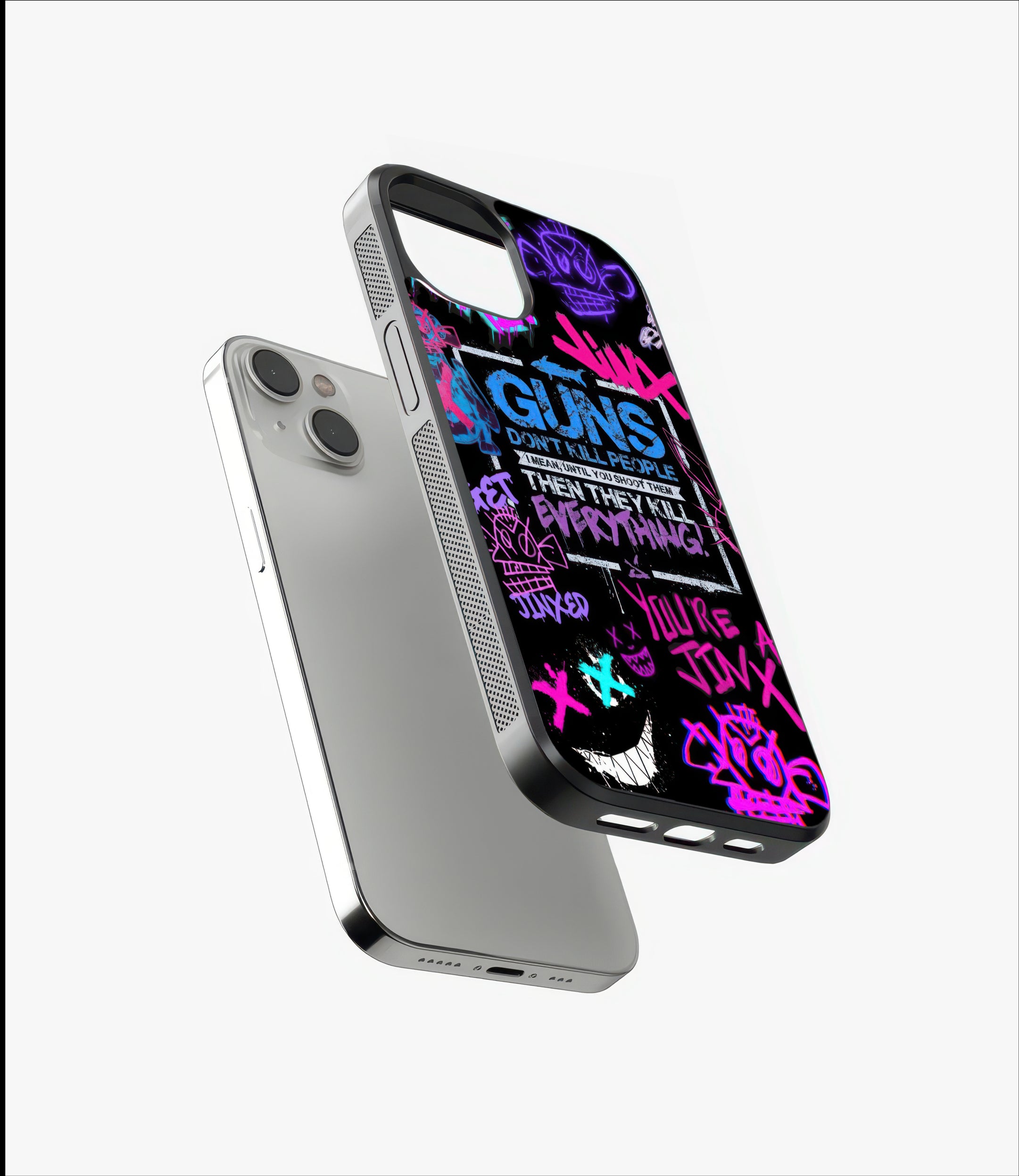 Jinx Glass Case – ZeraCustoms