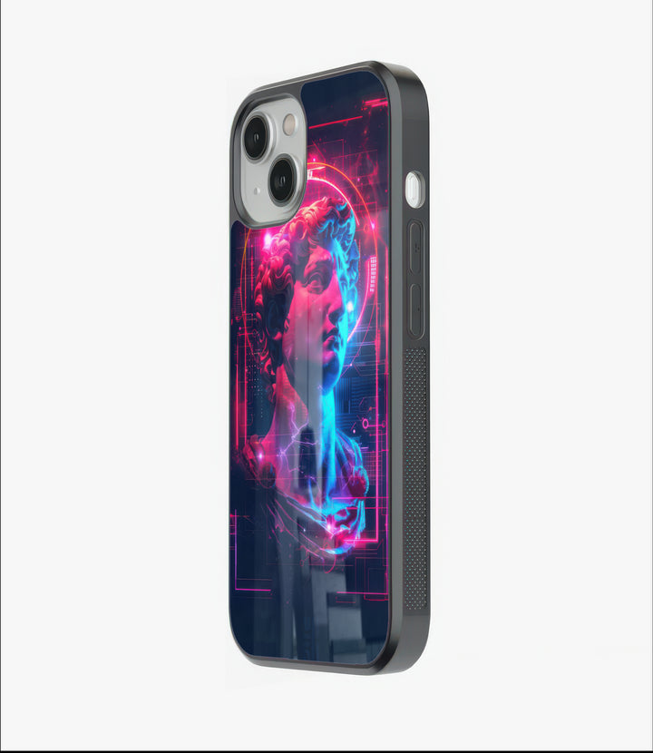 Neon Thinker Glass Case