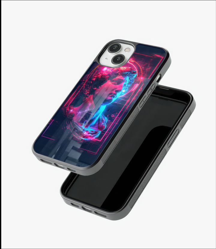 Neon Thinker Glass Case