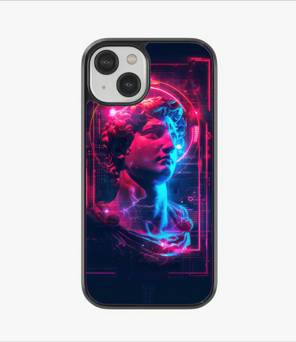 Neon Thinker Glass Case