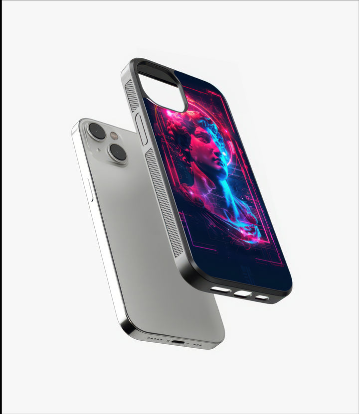 Neon Thinker Glass Case