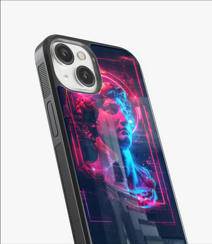 Neon Thinker Glass Case