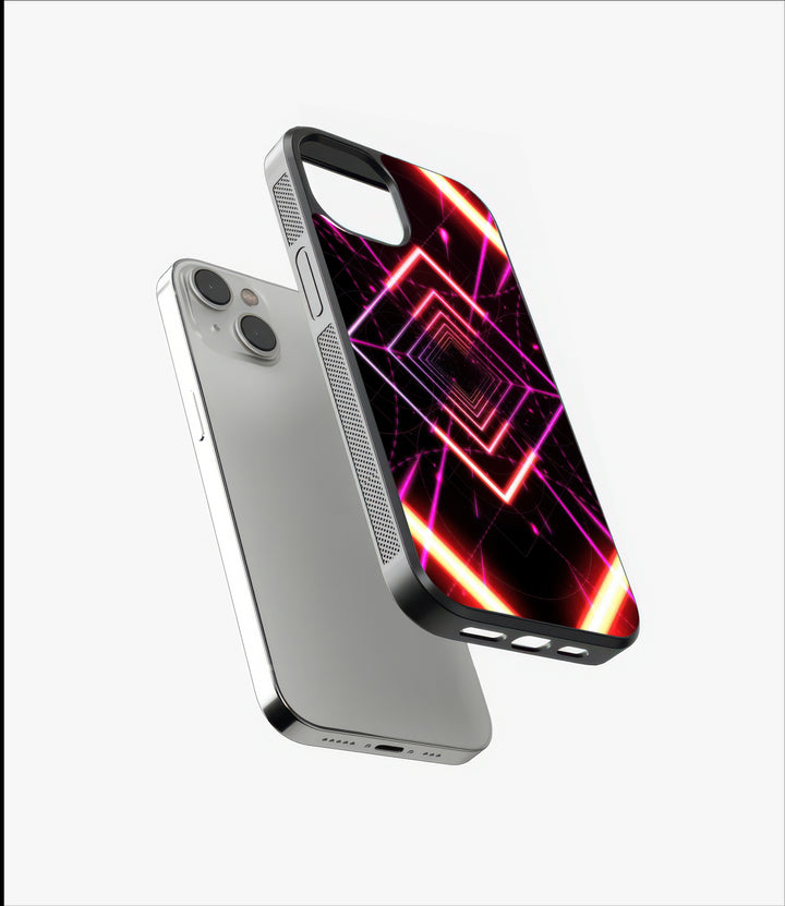 neon frame Glass Case