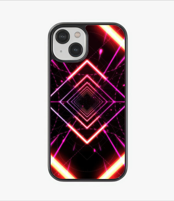 neon frame Glass Case