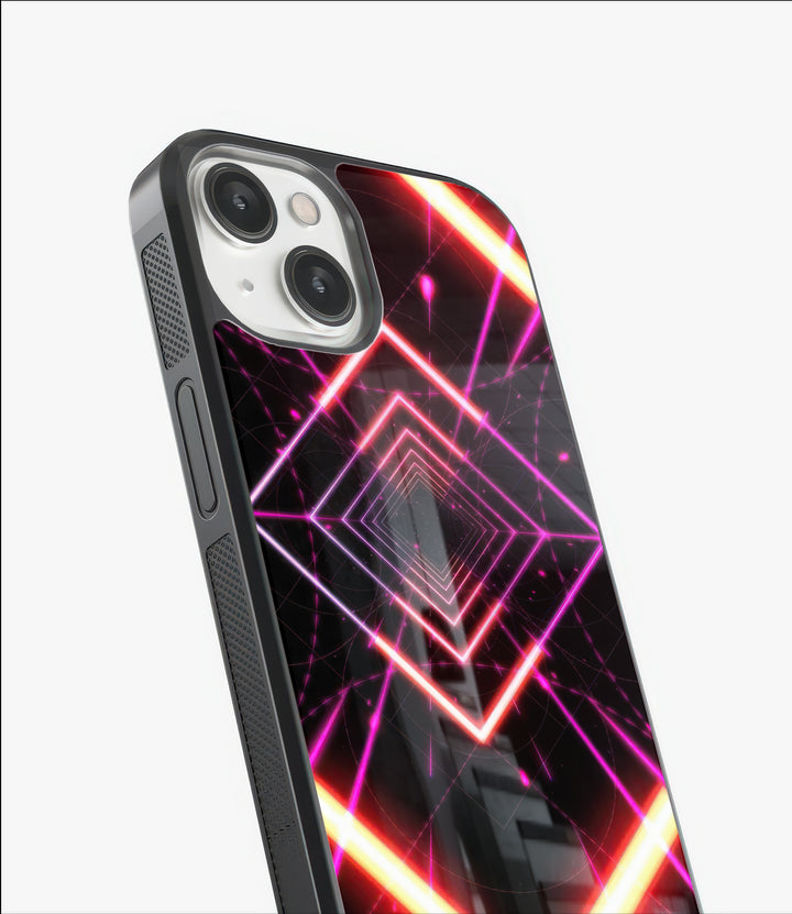 neon frame Glass Case