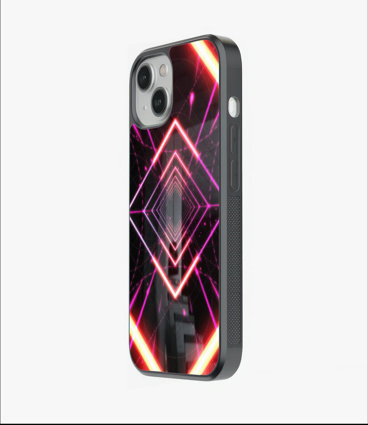 neon frame Glass Case