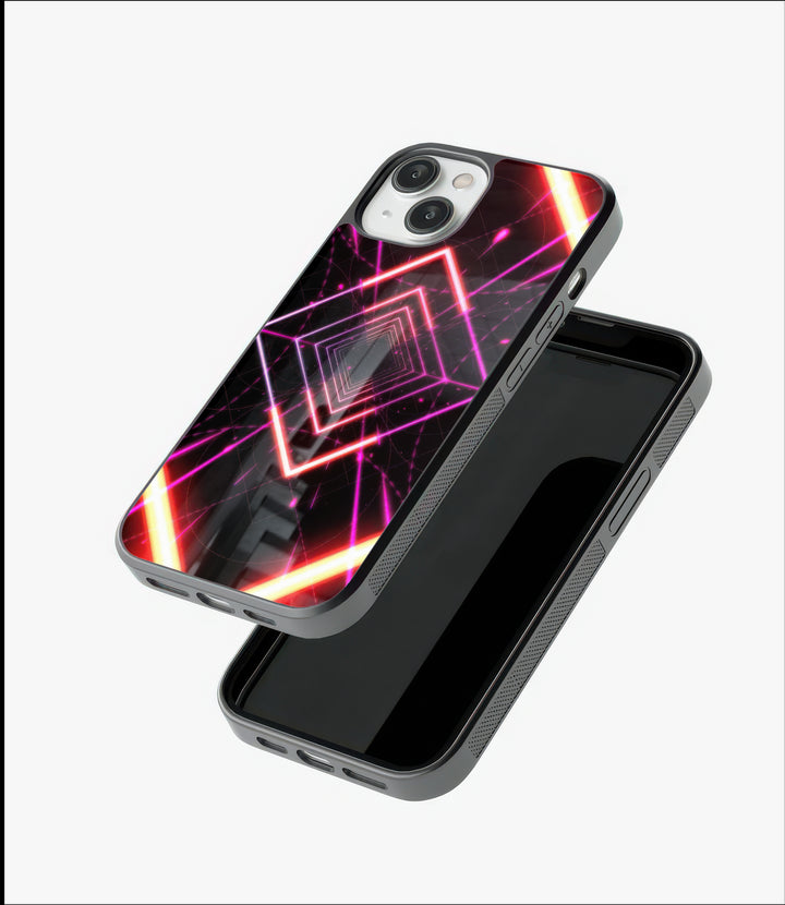 neon frame Glass Case