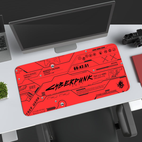 Cyberpunk Red Desk Mat