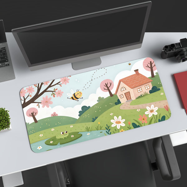 Bee’s Garden Desk Mat