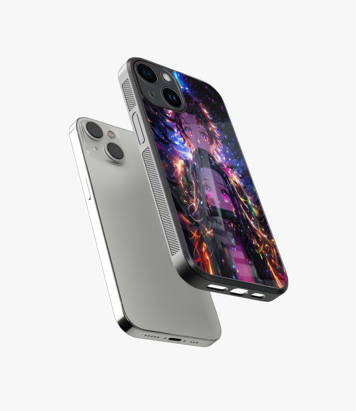 tanjiro x nezuko glass case