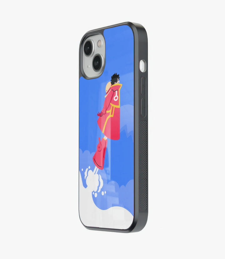 luffy rocket glass case