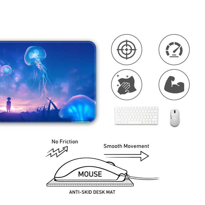 Fanatasy Jellyfish Desk Mat – ZeraCustoms