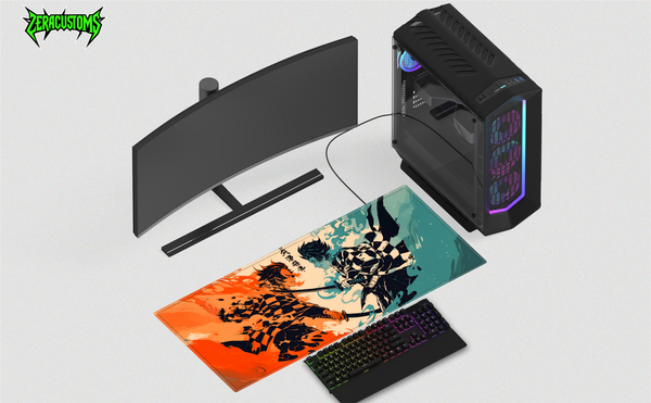 Flame vs Water Desk Mat