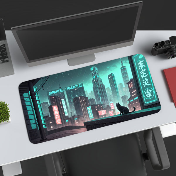 Neo Tokyo Nights Desk Mat