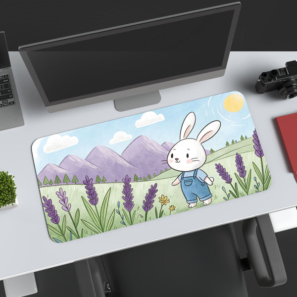 Whimsical Bunny Desk Mat