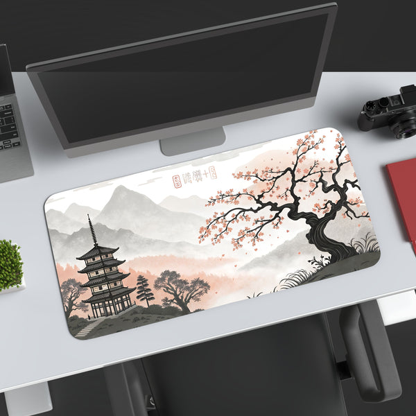 Whispers of Kyoto Desk Mat