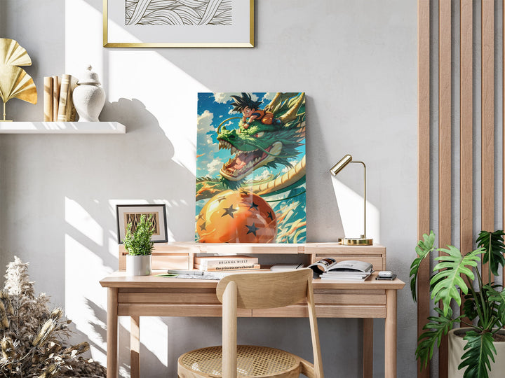 Baby Goku Metal Poster