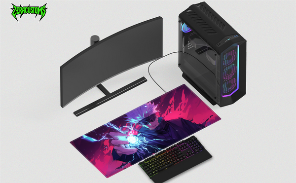 Gojo Aura Desk Mat