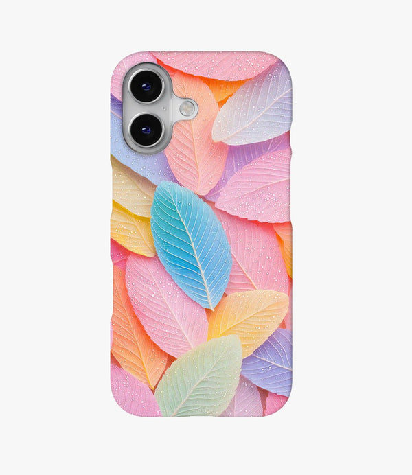Colorful Leaves Hard Matte Phone Case